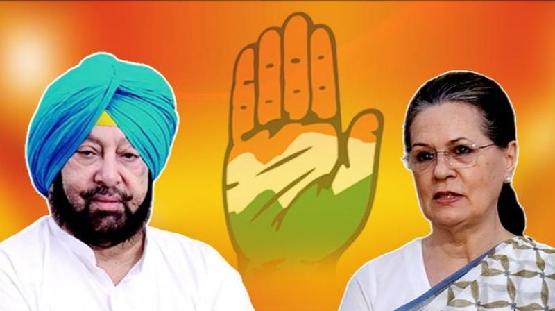 Captain Amarinder Singh, Sonia Gandhi 