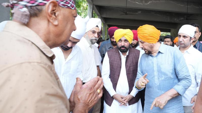 CM Bhagwant Mann reached to express his grief with Punjabi singer Gurdas Mann