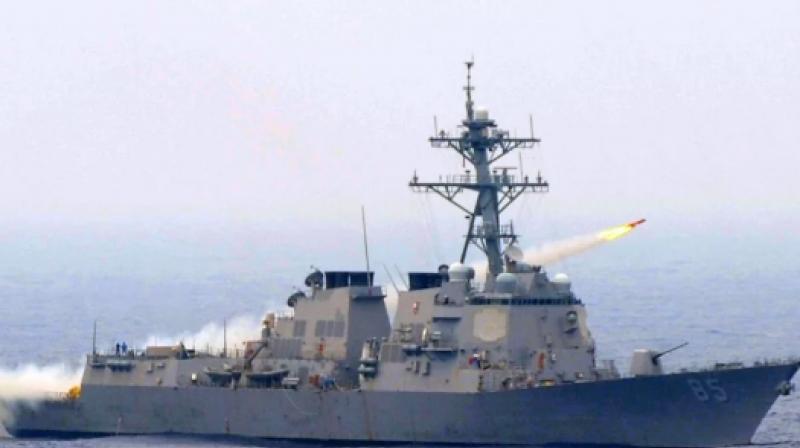 US warship sails near disputed Paracel in South China 