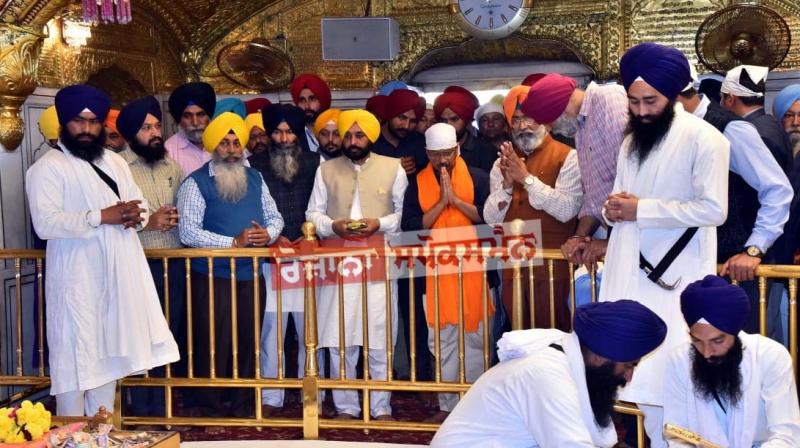 Bhagwant Mann and Arvind Kejriwal 