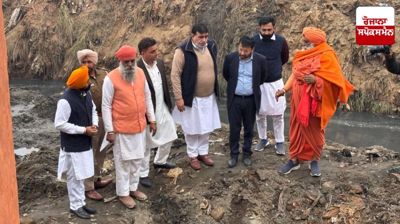 Local Government Minister Dr. Ravjot Singh visits Budha River for the third time