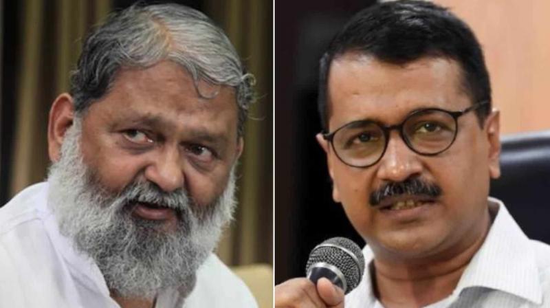 Anil Vij and Arvind Kejriwal