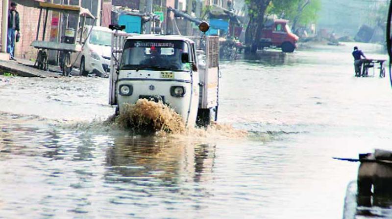 Ludhiana Flooded Roads