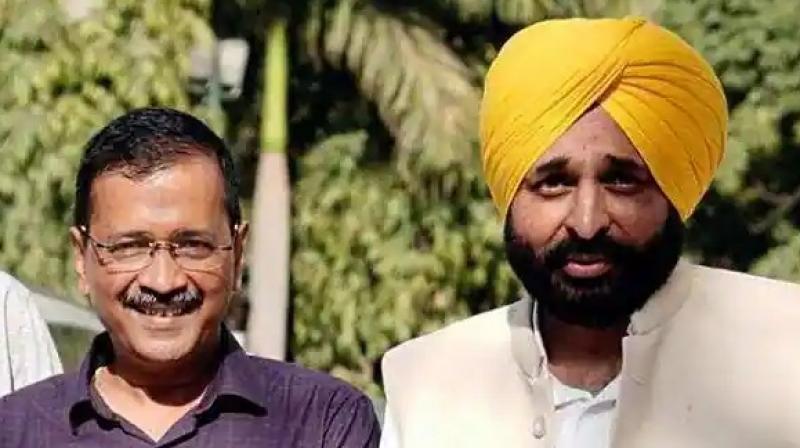 Arvind Kejriwal and CM Bhagwant Mann