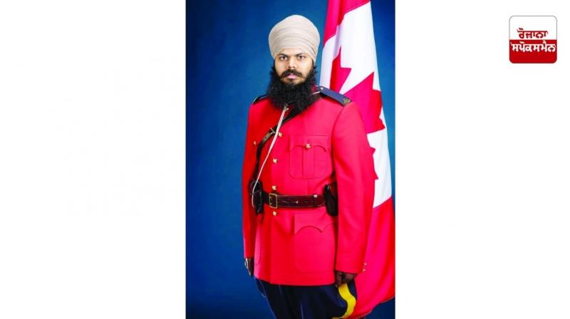 Amritdhari youth becomes officer in Canadian police