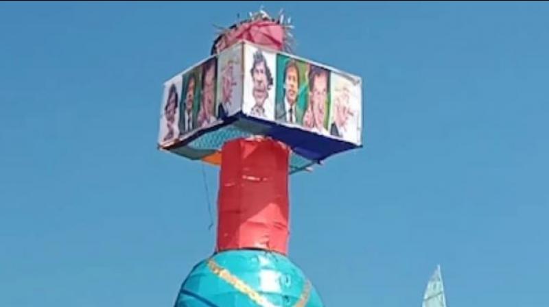 people will burn imran khan effigy along with ravan