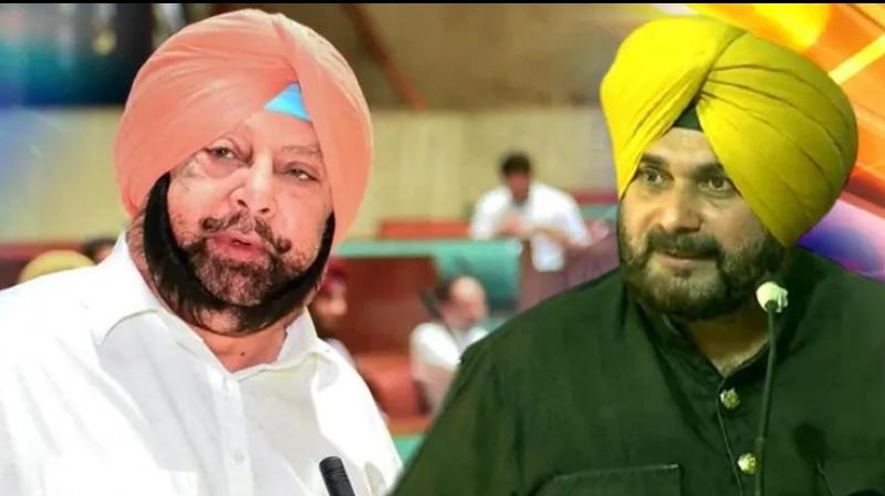 captain Amarinder Singh, Navjot Sidhu 