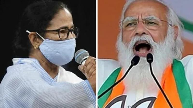 Mamata Banerjee, Narendra Modi 