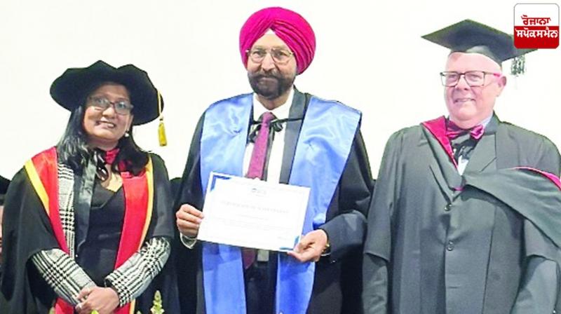 Ravinder Singh Sahota Masters in Management News in punjabi