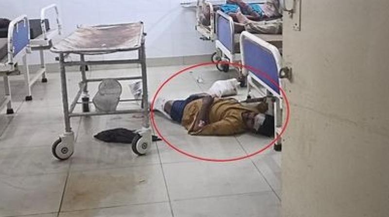 Patient fall from stretcher in Ludhiana hospital, died