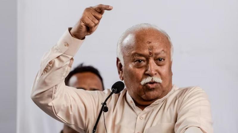 Man first wants to become a superman then a god Mohan Bhagwat news