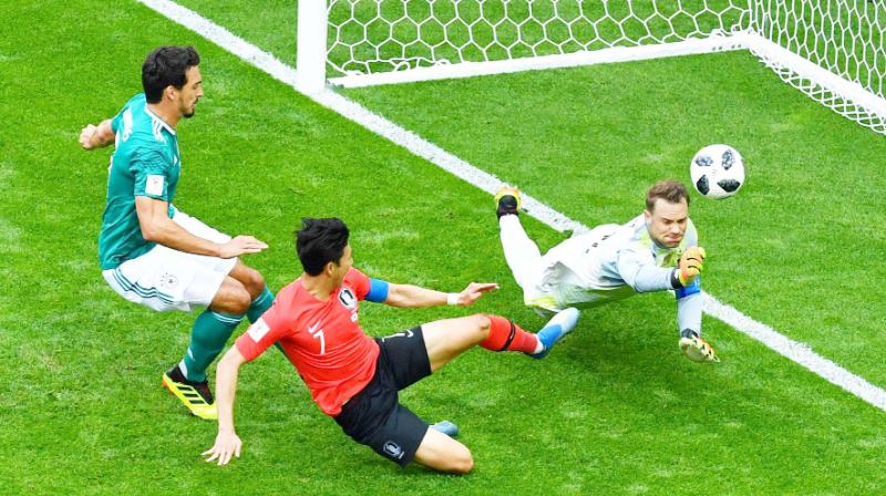 Match Between Germany And South Korea