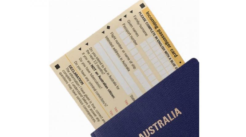 Australia's arrival card will become a high-tech IP. C.