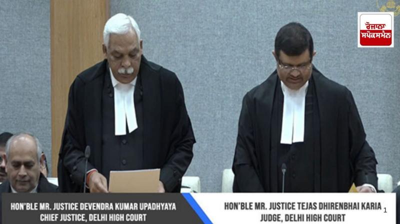 Tejas Dhirenbhai Karia takes oath as Delhi High Court judge