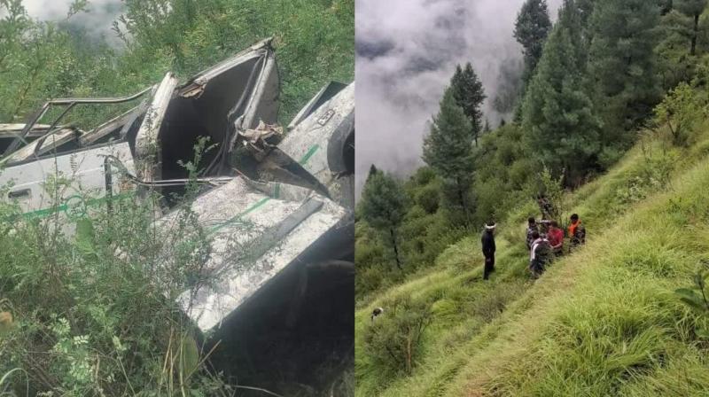 A car fell into a ravine in Chamba Himachal Pradesh News