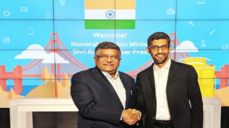 Sundar Pichai and ravi prasad