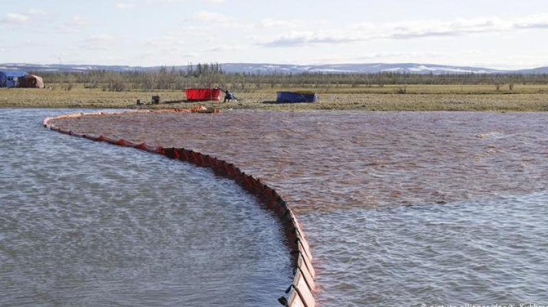 Siberia diesel spill from power plant 