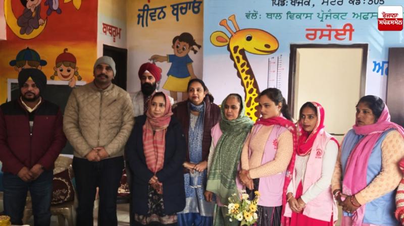 Dr. Baljit Kaur Conducts Surprise Inspection at Bathinda's Anganwadi Centers