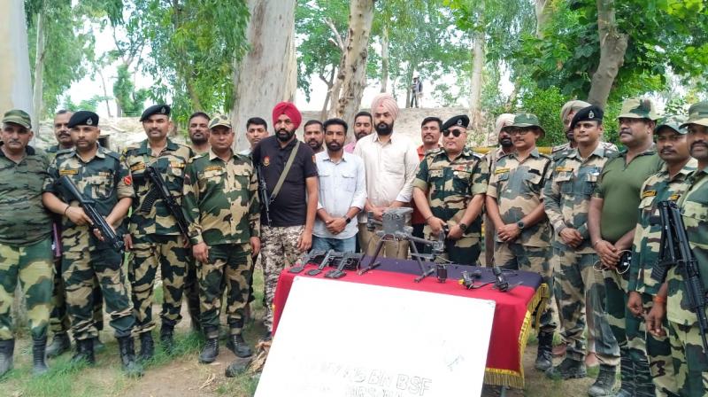 The drone came back from Pakistan Fazilka News