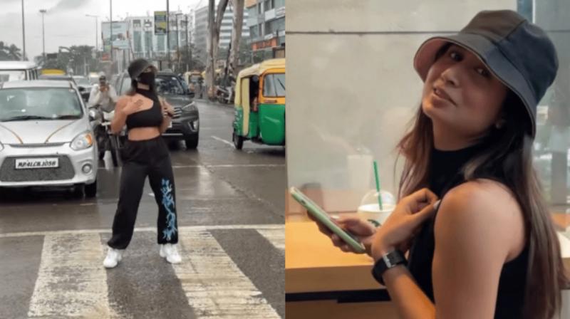  Indore Woman Dances in Middle of Road for Instagram Video