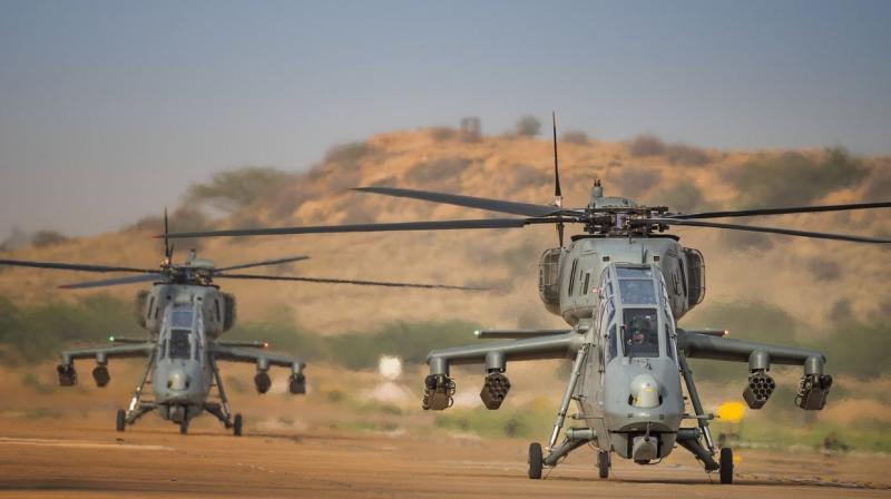  Indigenous light combat helicopters inducted into the Indian Air Force