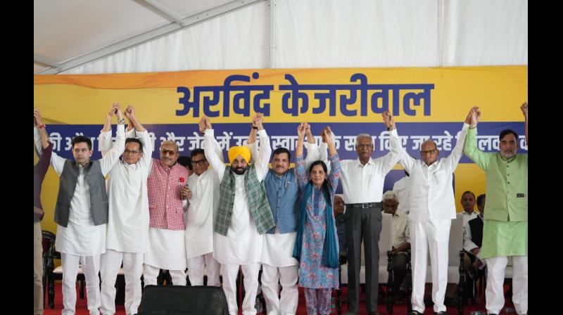 INDIA Alliance protest 