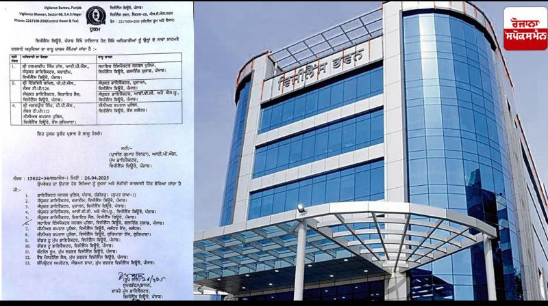 IPS and PPS officers transferred in Punjab Vigilance Bureau