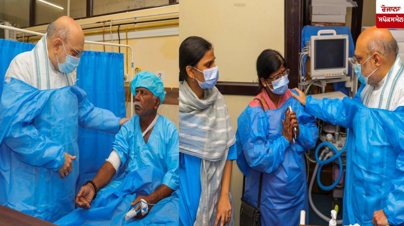 Amit Shah visits hospital Pahalgam Attack  News in punjabi 