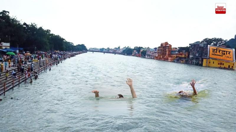 Two children drown in Ganga river in Haridwar news in punjabi