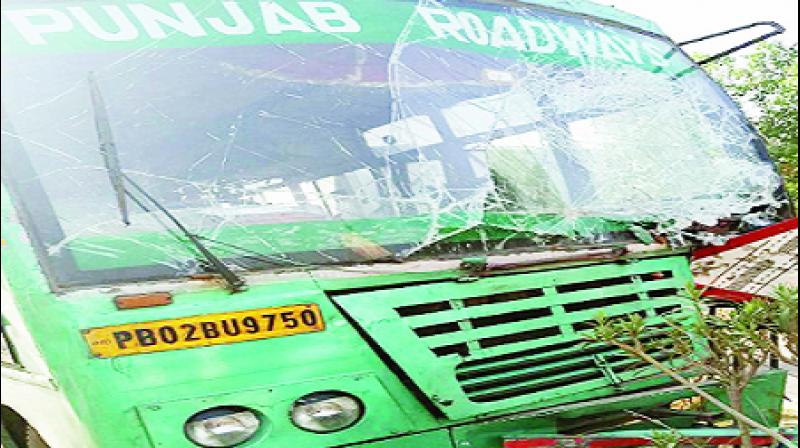 Accidental Roadways Bus