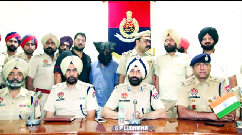 Police officer during giving information