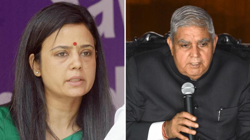 Mahua Moitra and Jagdeep Dhankhar