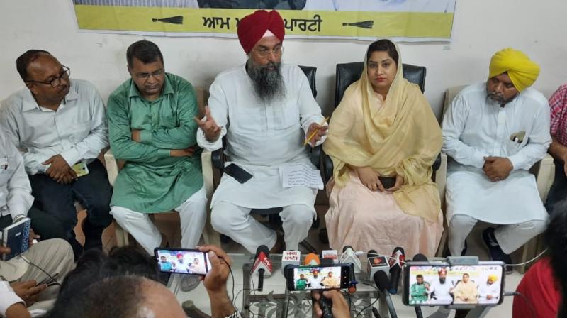 Kultar Sandhwan and Rupinder kaur in Press Conference