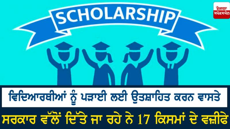 Government provides seventeen types of scholarships 