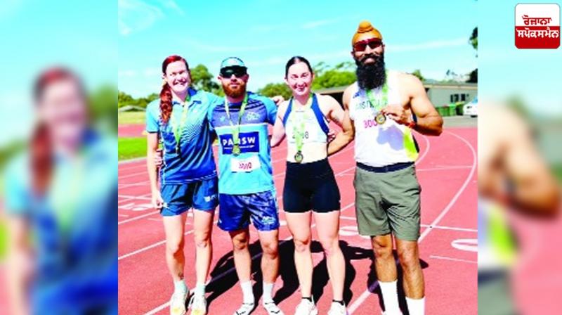 Punjabi couple winning gold and silver medals 