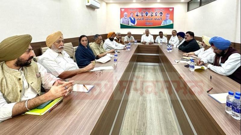 Punjab BJP core committee Meeting on SYL issue