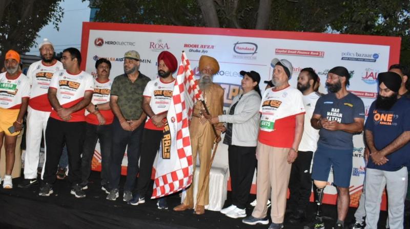 A half marathon was organized in Jalandhar