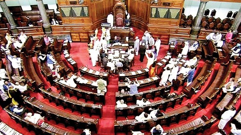  House adjourned till 2 pm amid uproar by the opposition