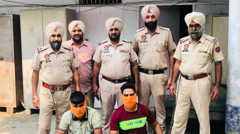 Two drug smugglers arrested by gurdaspur police with heroin worth crores