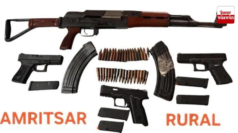Amritsar Police arrests two accused along with weapons