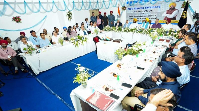 CM inaugurates I.P.D. at Homi Bhabha Cancer Hospital, New Chandigarh.