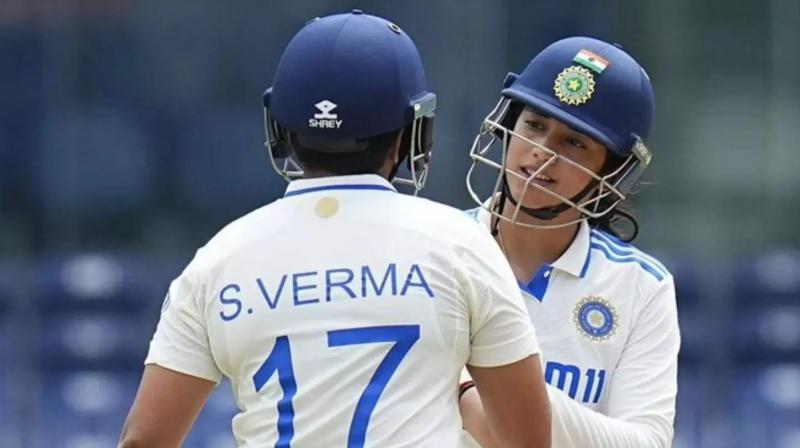 India record highest-ever team total in Women's Test cricket