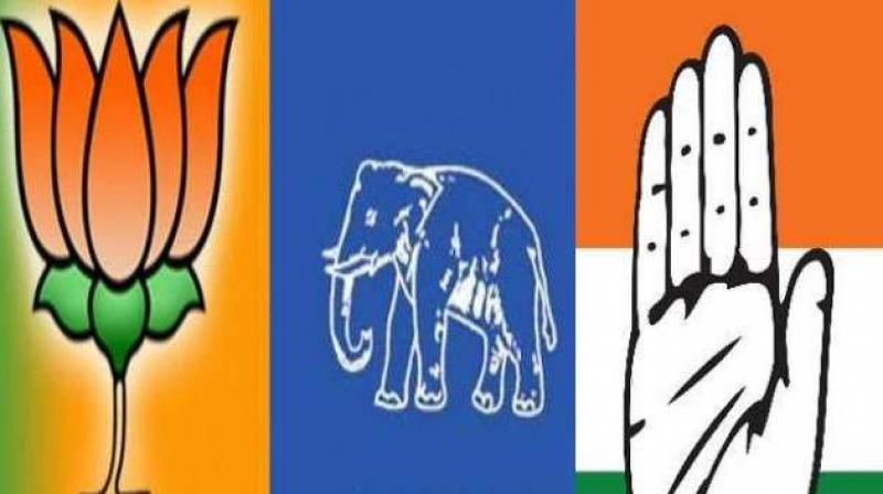 BJP, BSP, Congress 
