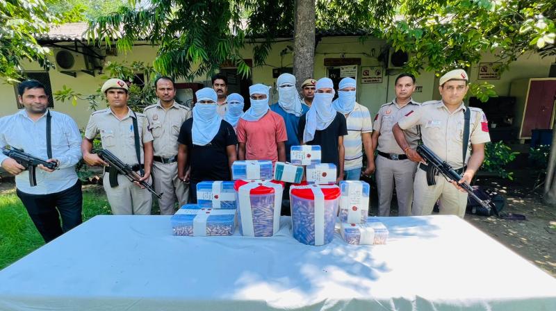 Delhi Police recover 2,000 live cartridges, 6 arrested