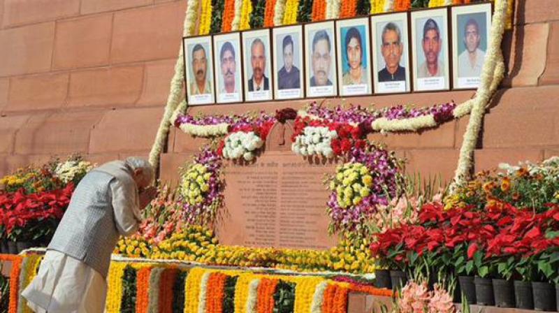 Prime Minister Narendra Modi pays tribute to martyrs