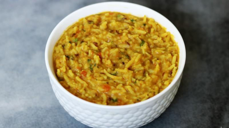 Chickpea dal khichdi Food Recipes: 