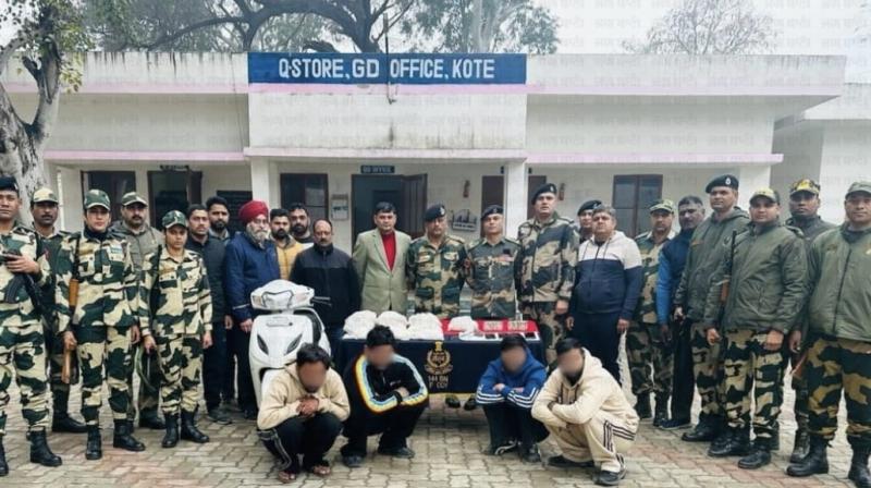 4 smugglers arrested with heroin worth 31 crores