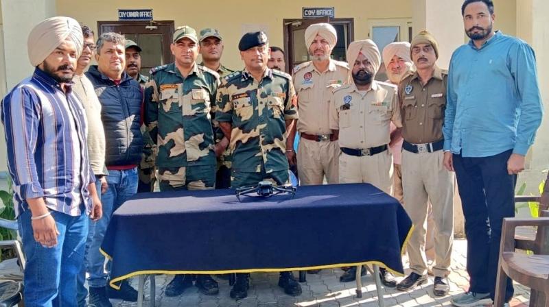 Pakistani drone recovered from Attari border