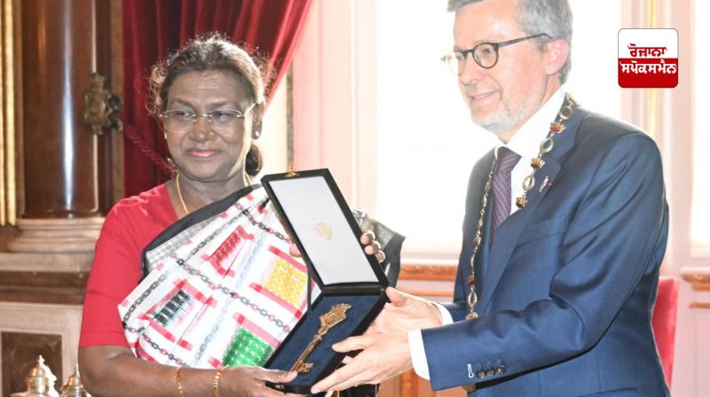 President Draupadi Murmu awarded with 'City Key of Honor' in Lisbon