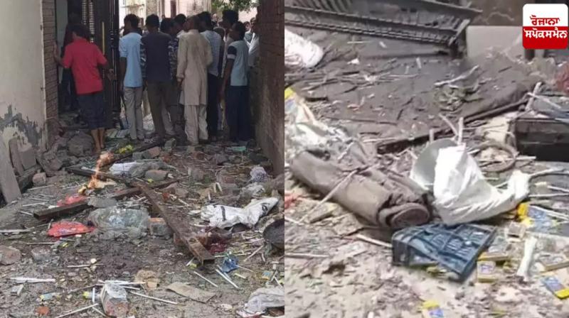 An explosion in an illegal firecracker factory Haryana News
